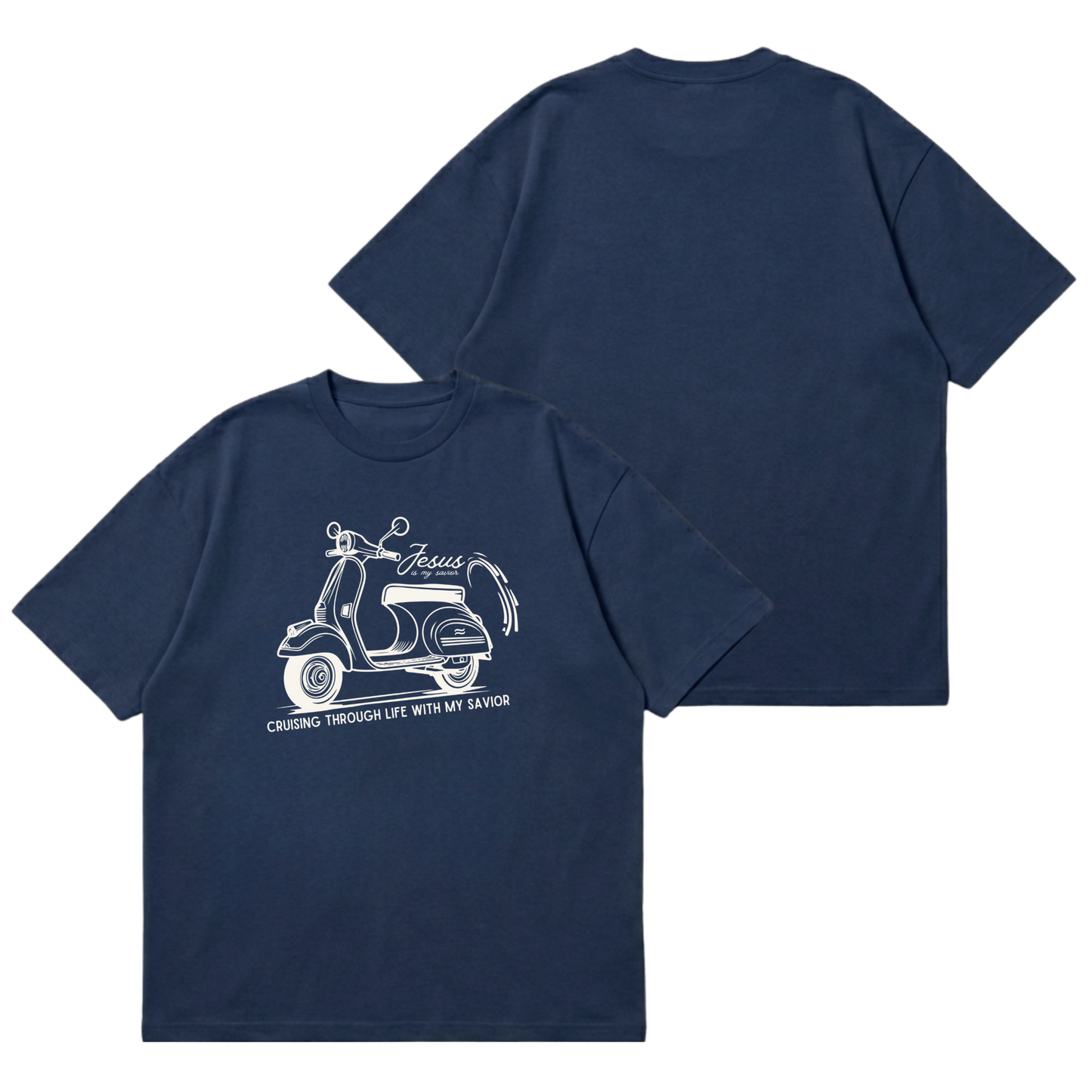 Cruising with my Savior –  Premium Oversized T-Shirt