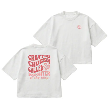 Daughter of The King – Boxy Cropped Shirt