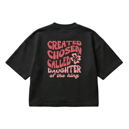 Daughter of The King – Boxy Cropped Shirt