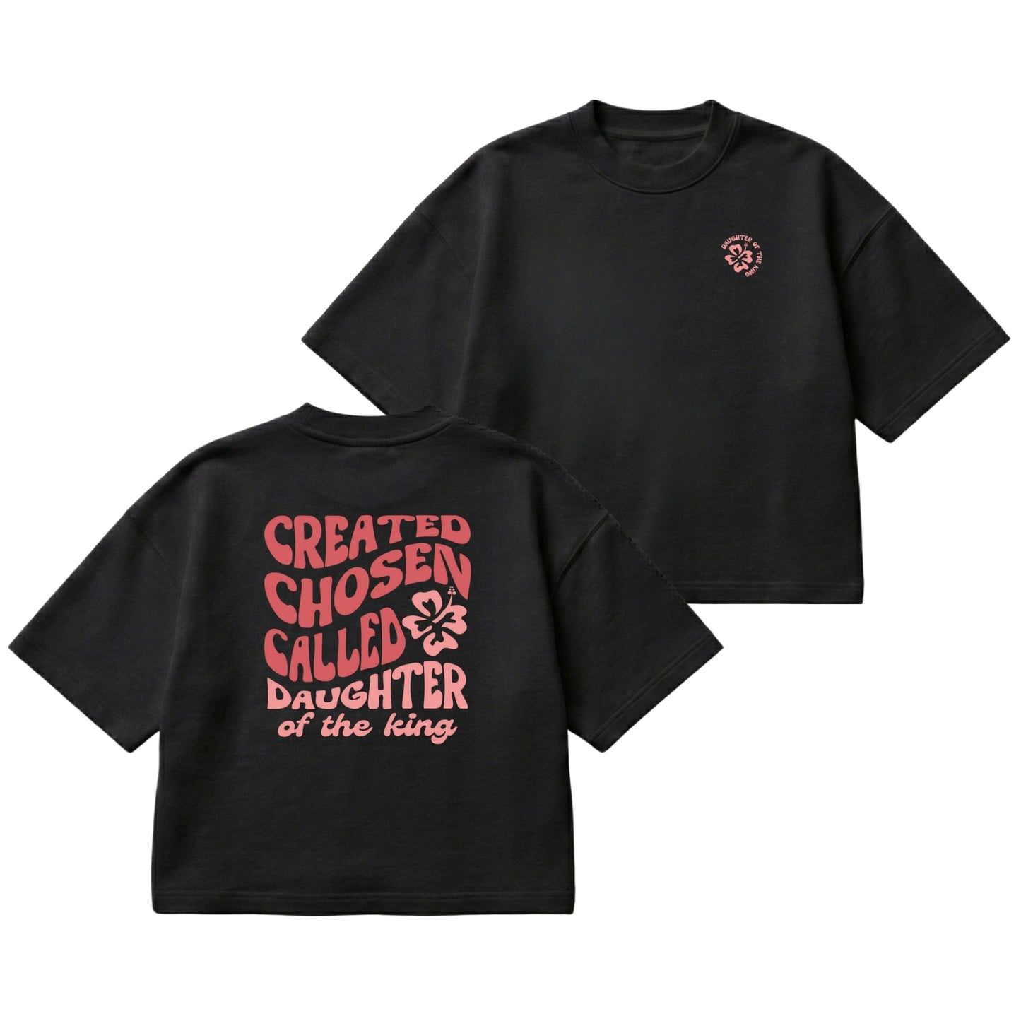 Daughter of The King – Boxy Cropped Shirt