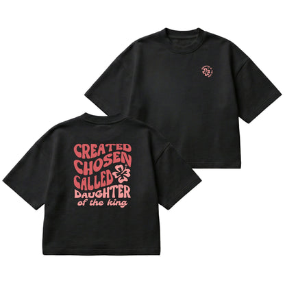 Daughter of The King – Boxy Cropped Shirt