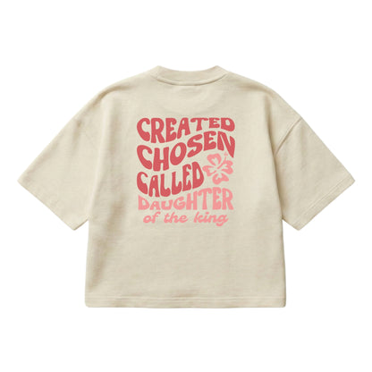Daughter of The King – Boxy Cropped Shirt