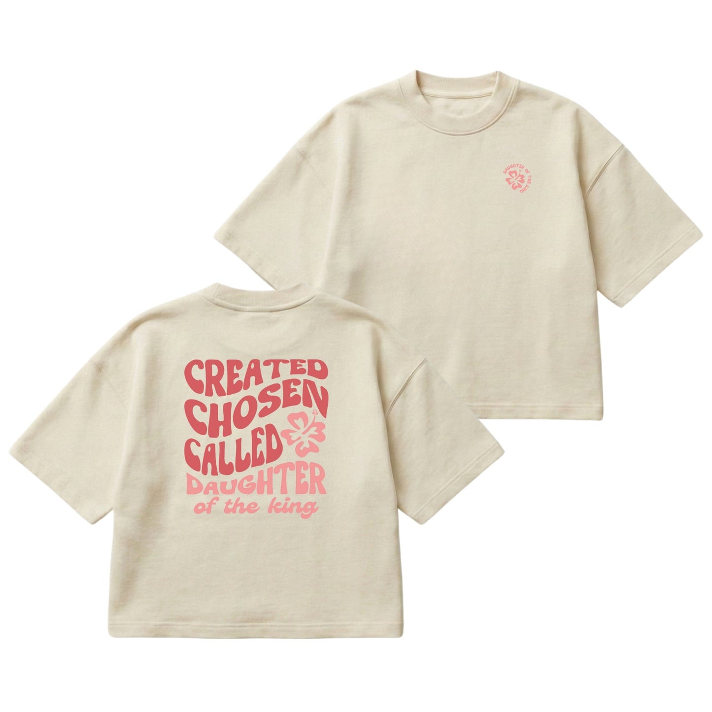 Daughter of The King – Boxy Cropped Shirt