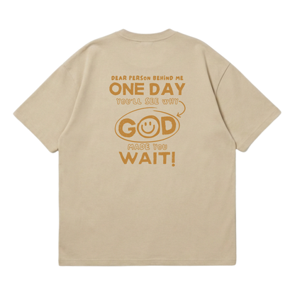 Dear Person Behind Me – Premium Oversized T-Shirt