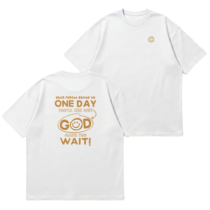 Dear Person Behind Me – Premium Oversized T-Shirt