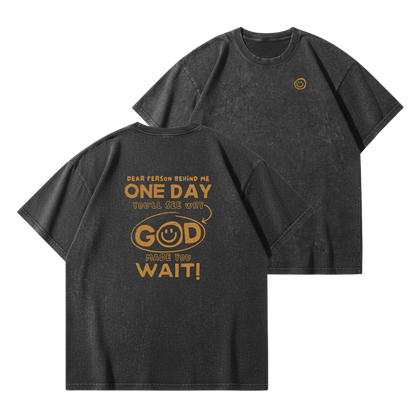Dear Person Behind Me – Vintage Washed T-Shirt