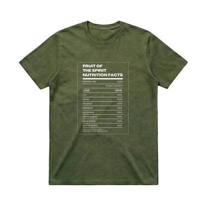 Fruit of the Spirit Nutrition Facts – Classic T-Shirt