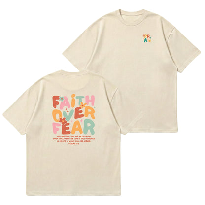 Faith Over Fear – Premium Oversized T-Shirt