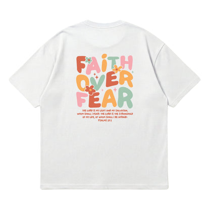 Faith Over Fear – Premium Oversized T-Shirt