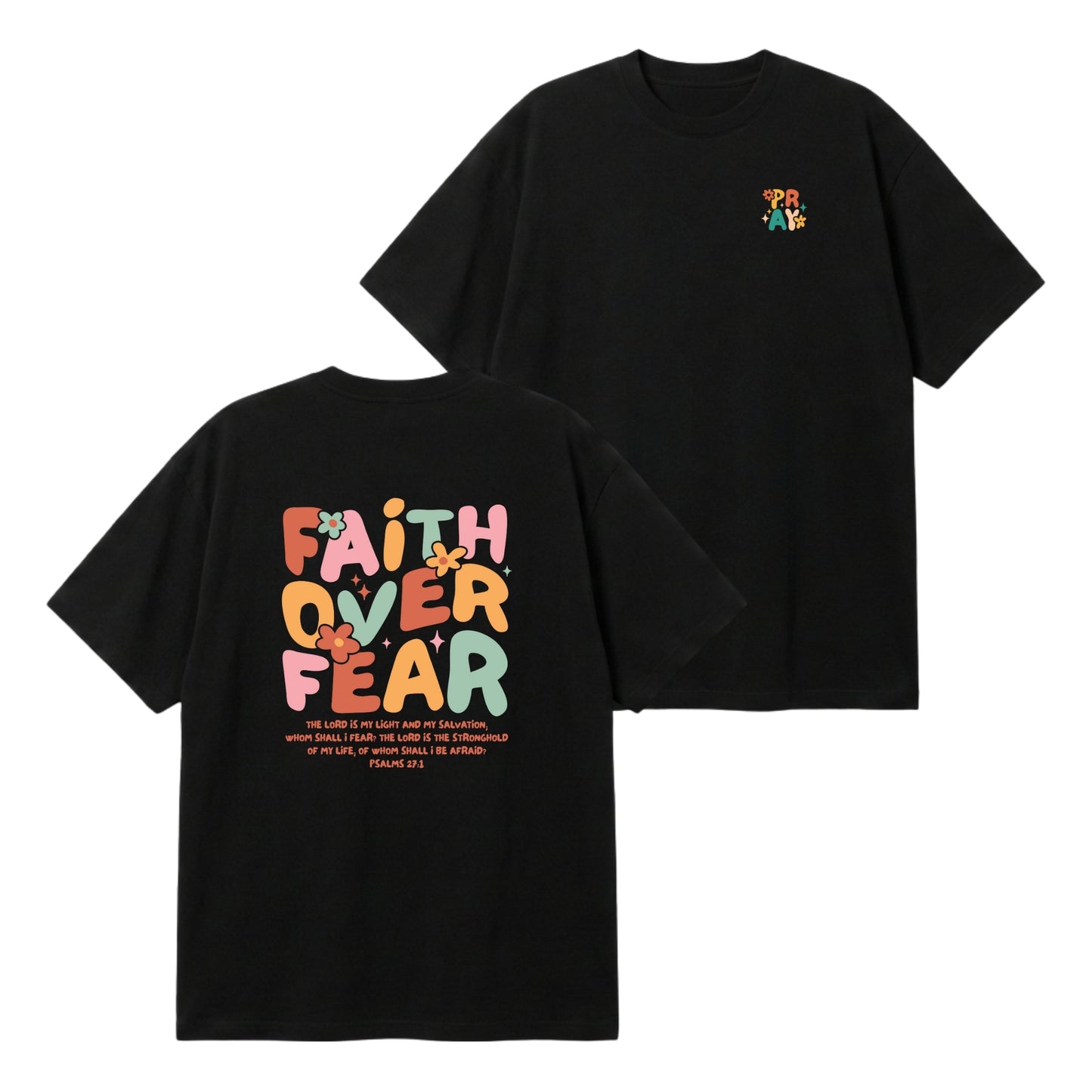 Faith Over Fear – Premium Oversized T-Shirt
