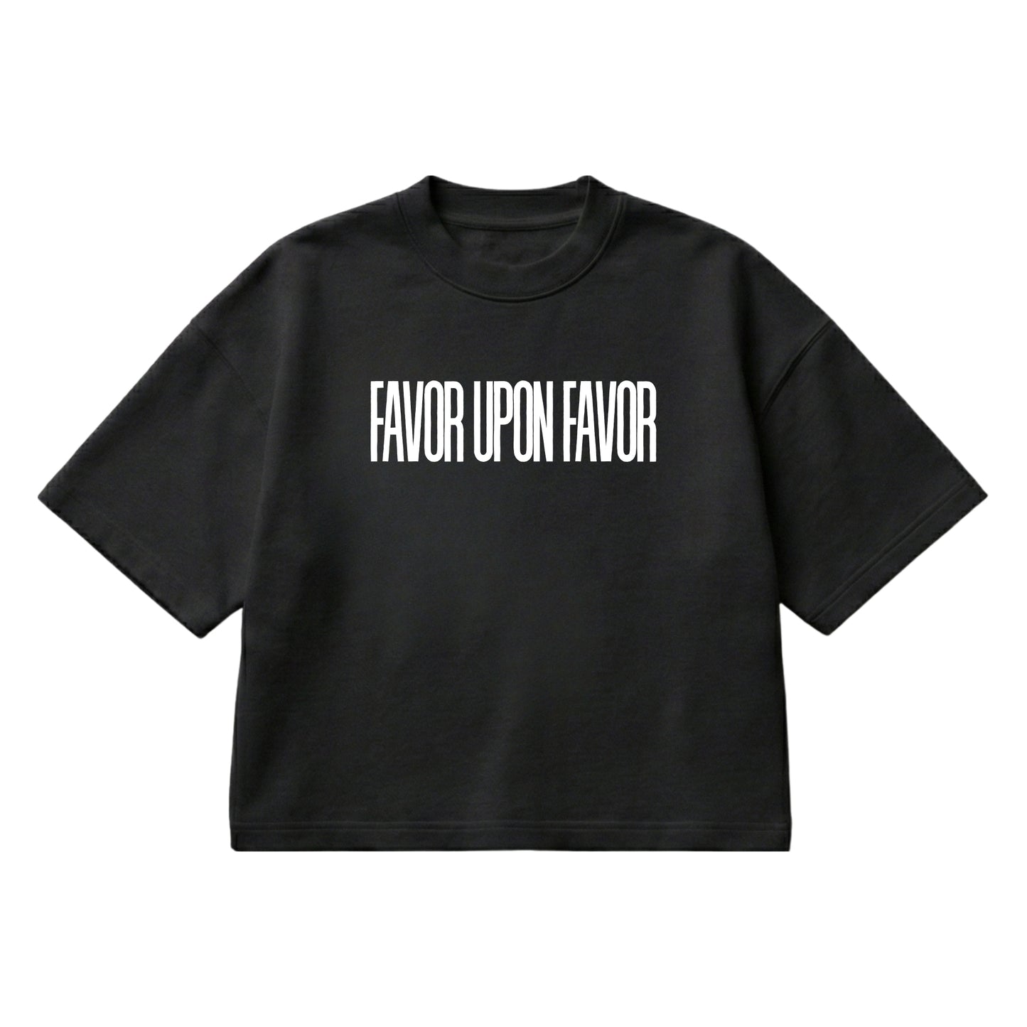 Favor Upon Favor –  Boxy Cropped Shirt