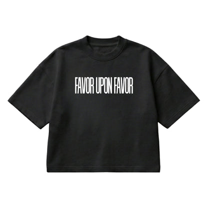 Favor Upon Favor –  Boxy Cropped Shirt