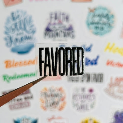 Favored – UV Waterproof Sticker