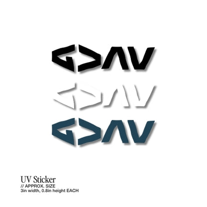 G>^V (God Greater Than the Highs and Lows) – UV Waterproof Sticker