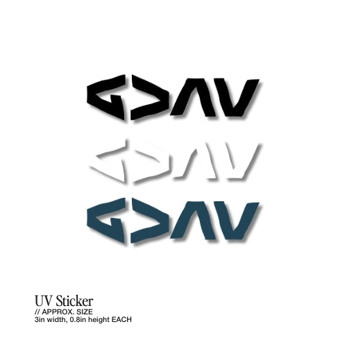 G>^V (God Greater Than the Highs and Lows) – UV Waterproof Sticker
