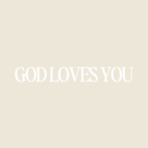 God Loves You – UV Waterproof Sticker