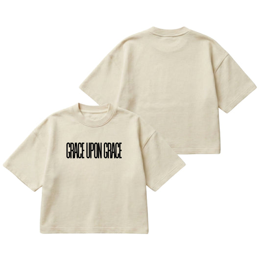 Grace Upon Grace – Boxy Cropped Shirt