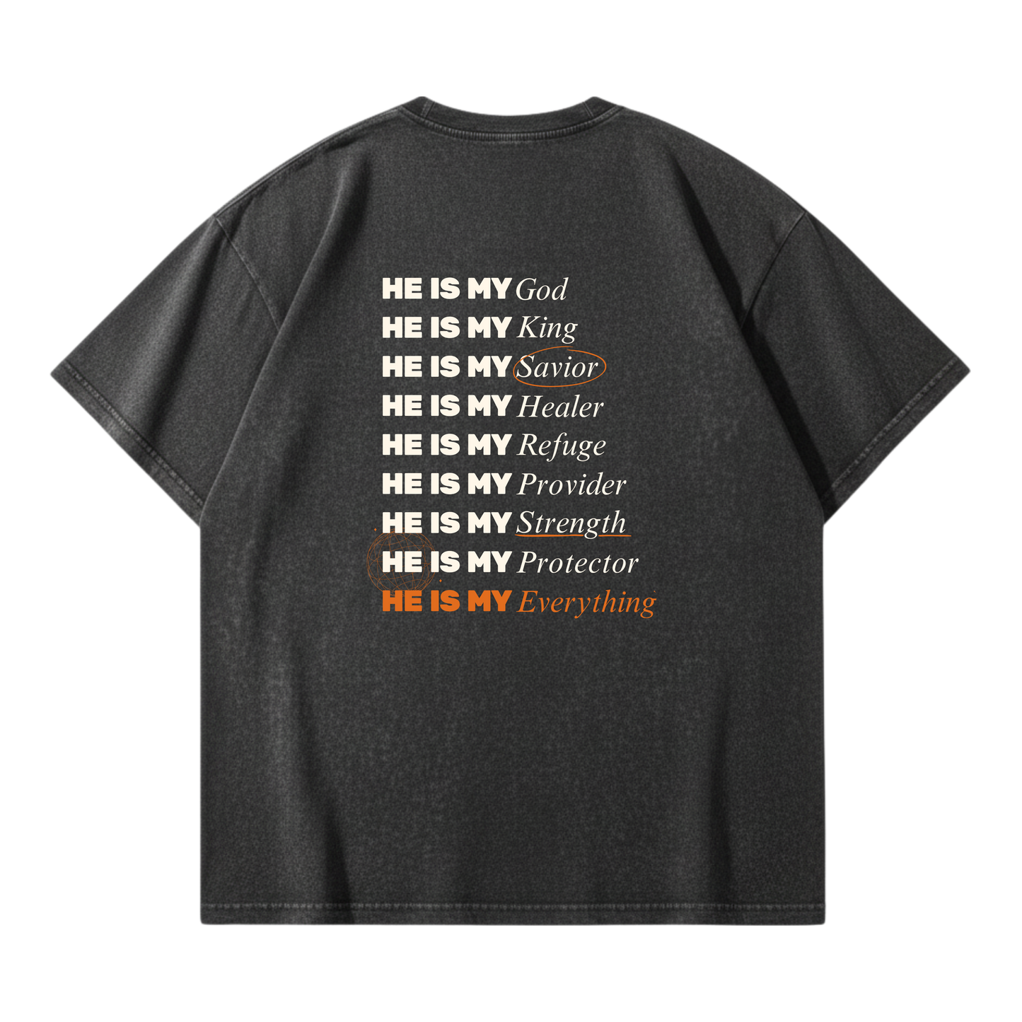 He is Jesus – Vintage Washed T-Shirt