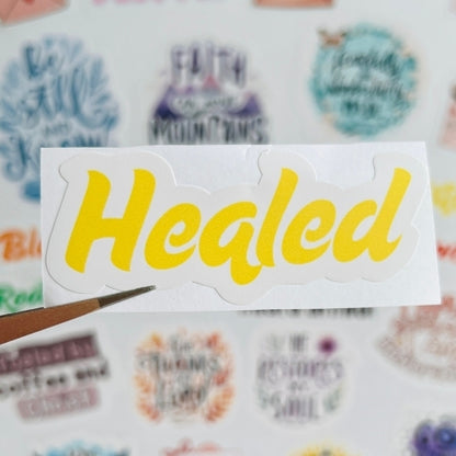 Healed – Waterproof Sticker