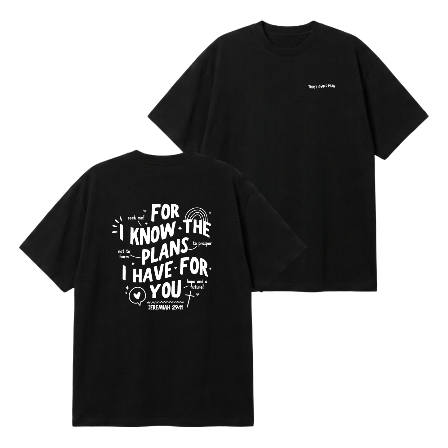 Jeremiah 29:11 – Premium Oversized T-Shirt