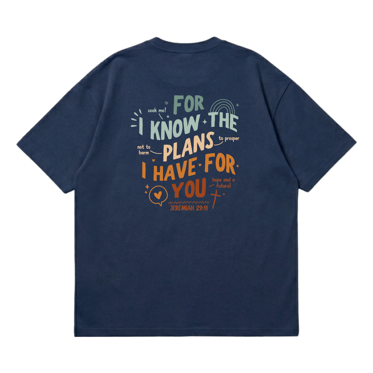 Jeremiah 29:11 – Premium Oversized T-Shirt