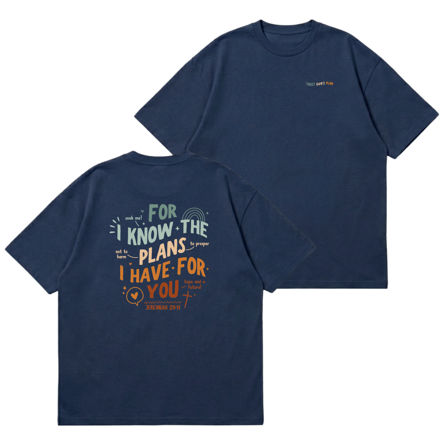Jeremiah 29:11 – Premium Oversized T-Shirt