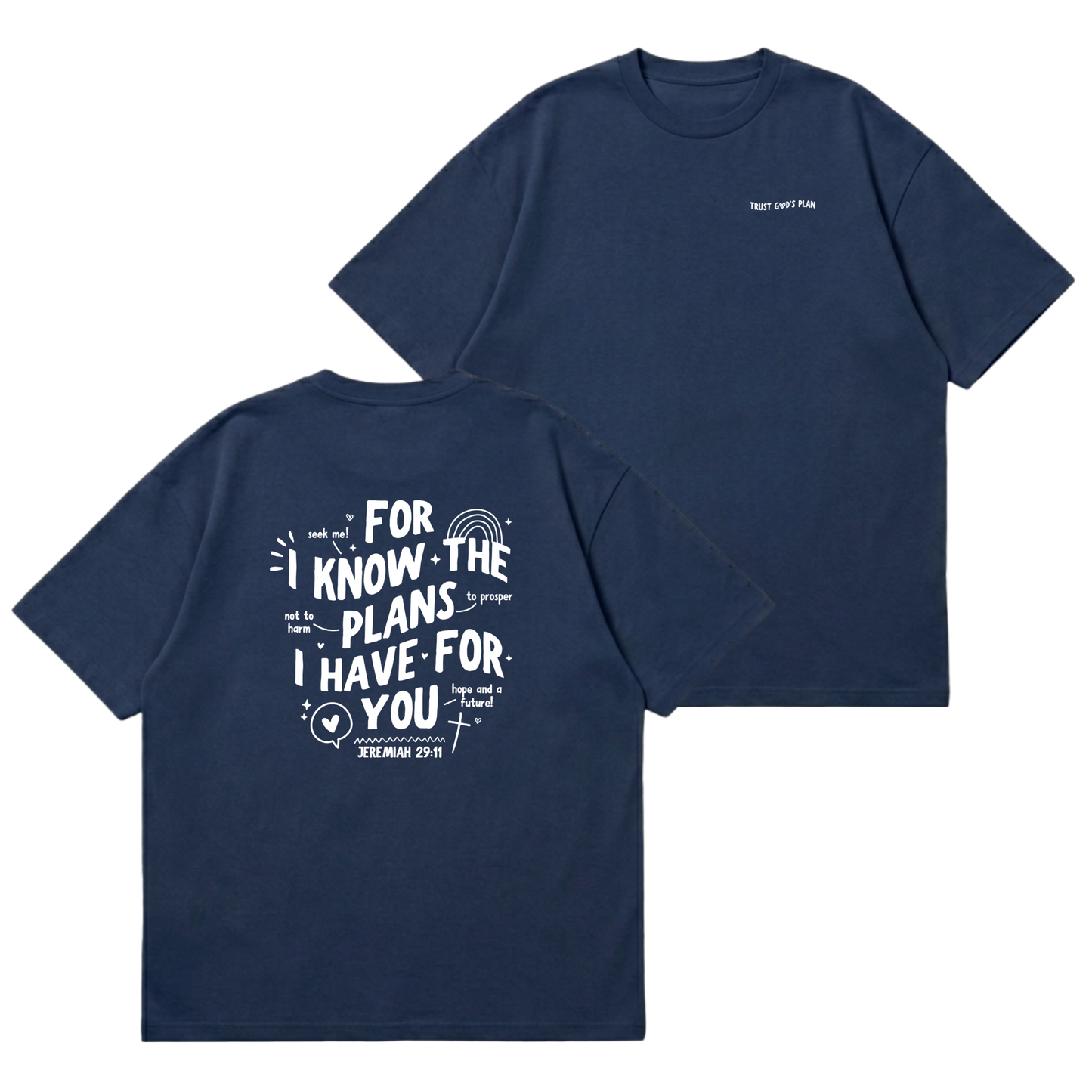 Jeremiah 29:11 – Premium Oversized T-Shirt