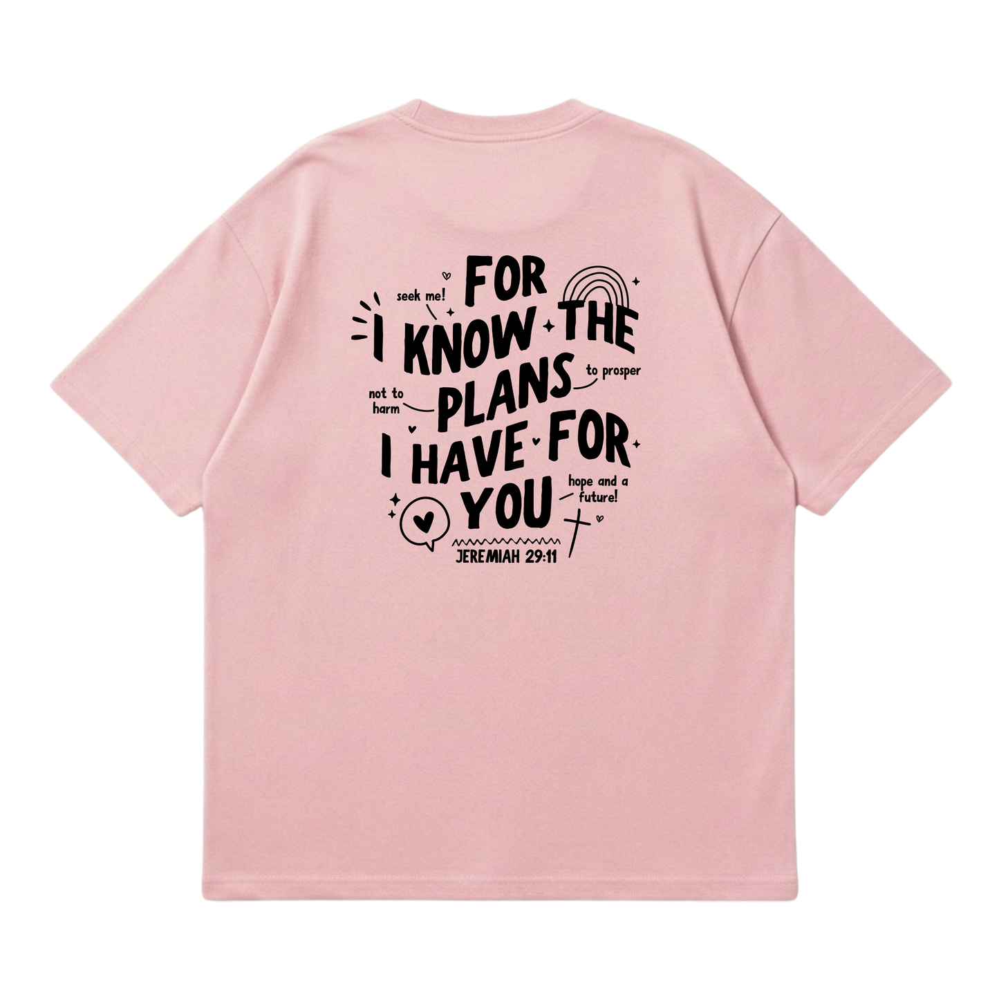 Jeremiah 29:11 – Premium Oversized T-Shirt