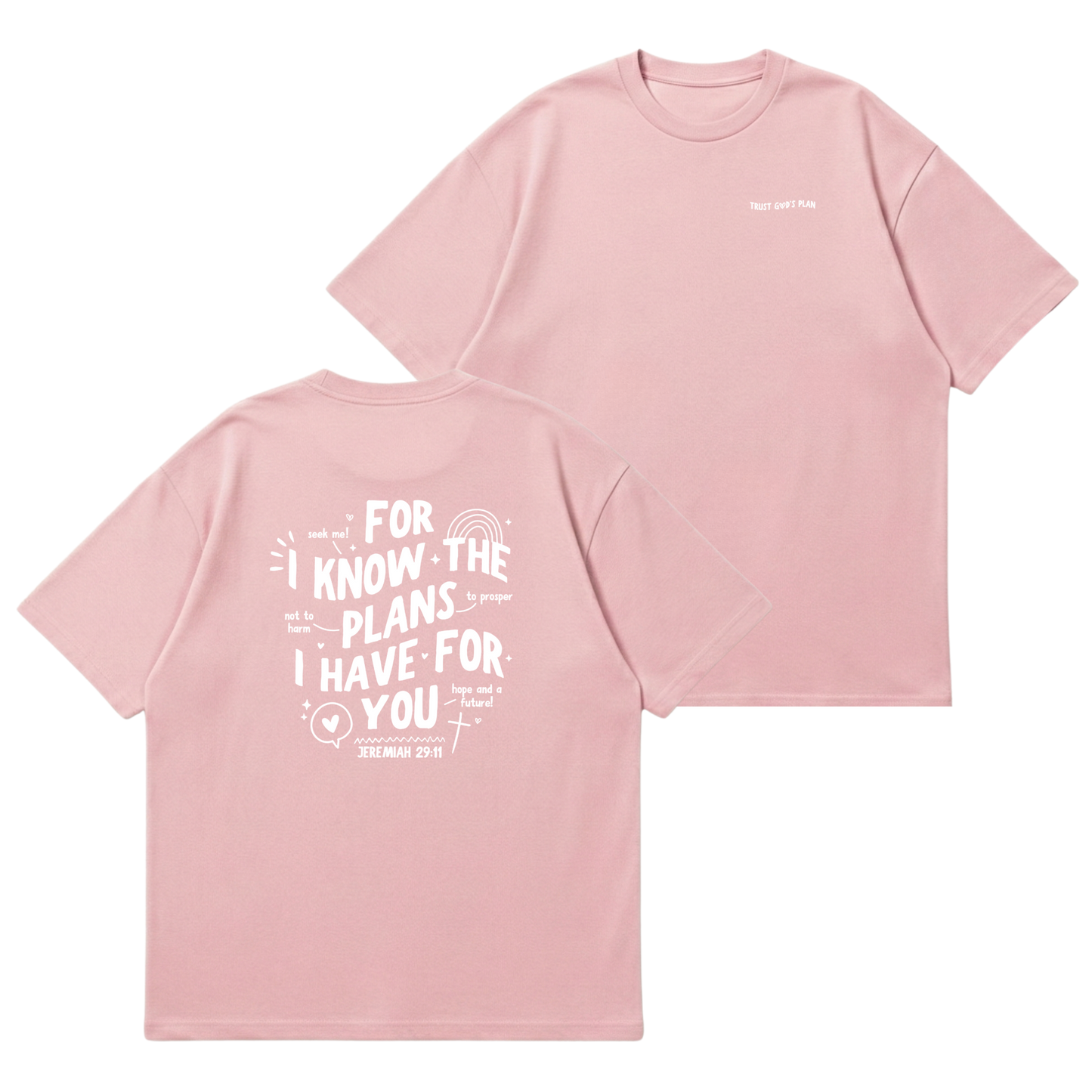 Jeremiah 29:11 – Premium Oversized T-Shirt