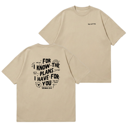 Jeremiah 29:11 – Premium Oversized T-Shirt