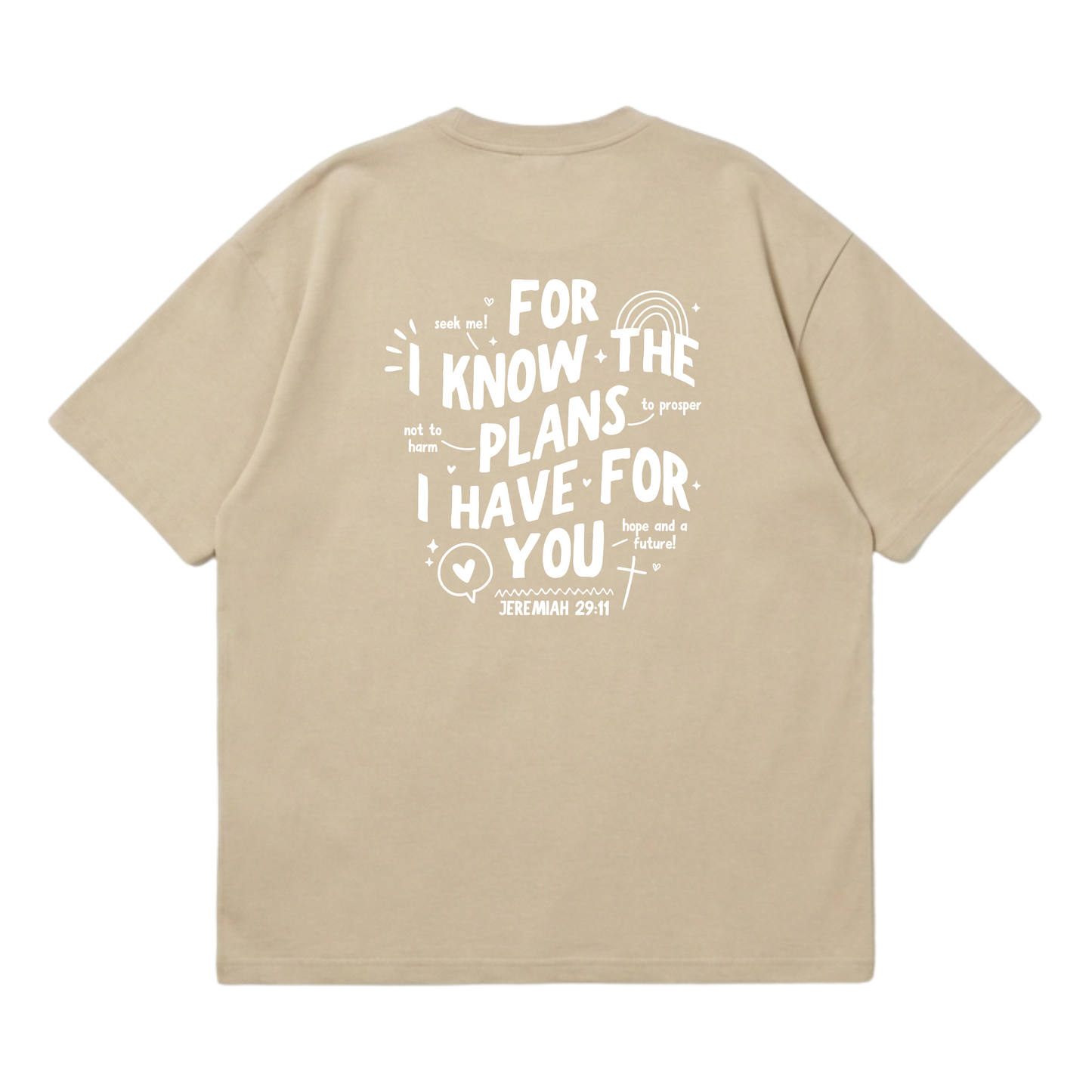 Jeremiah 29:11 – Premium Oversized T-Shirt