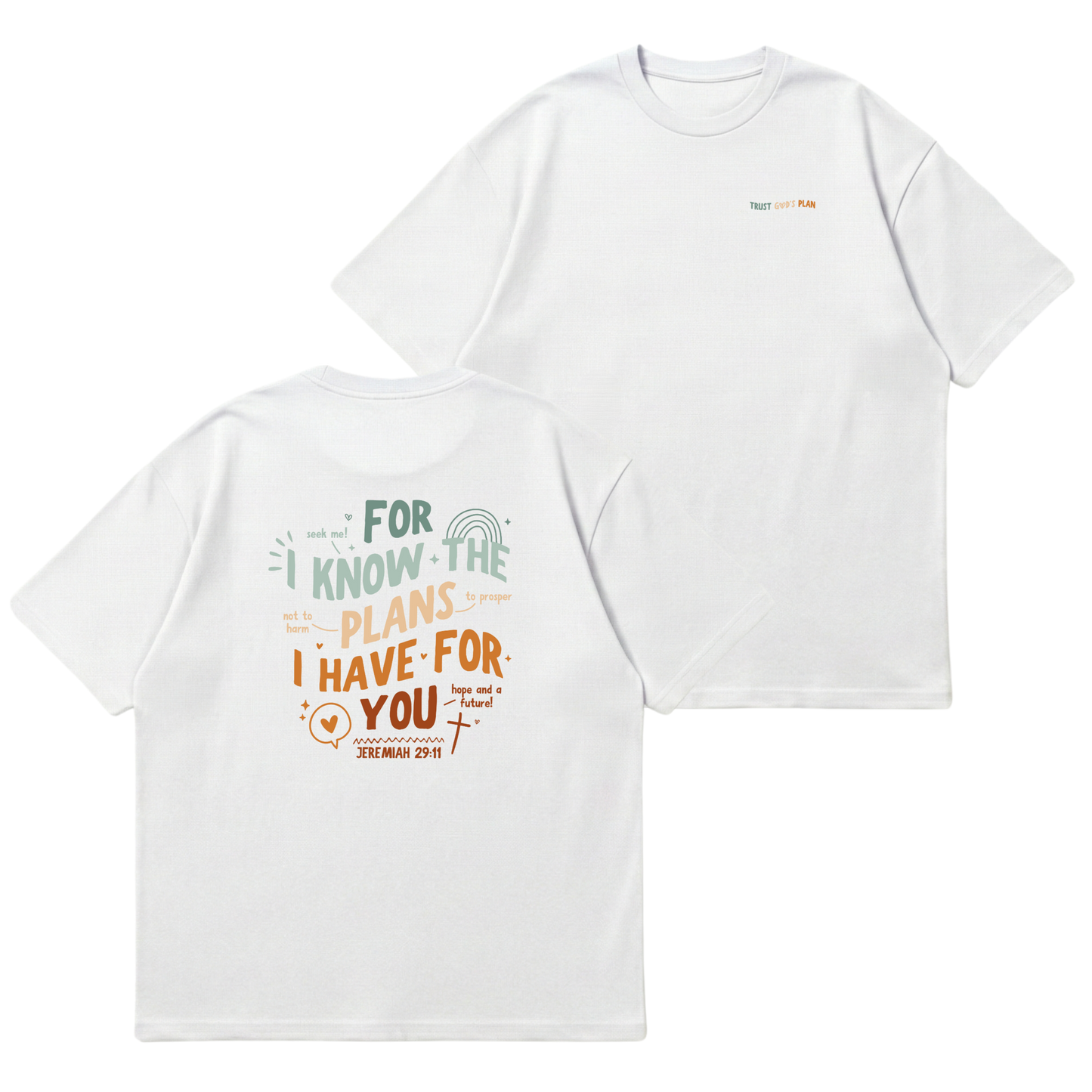Jeremiah 29:11 – Premium Oversized T-Shirt