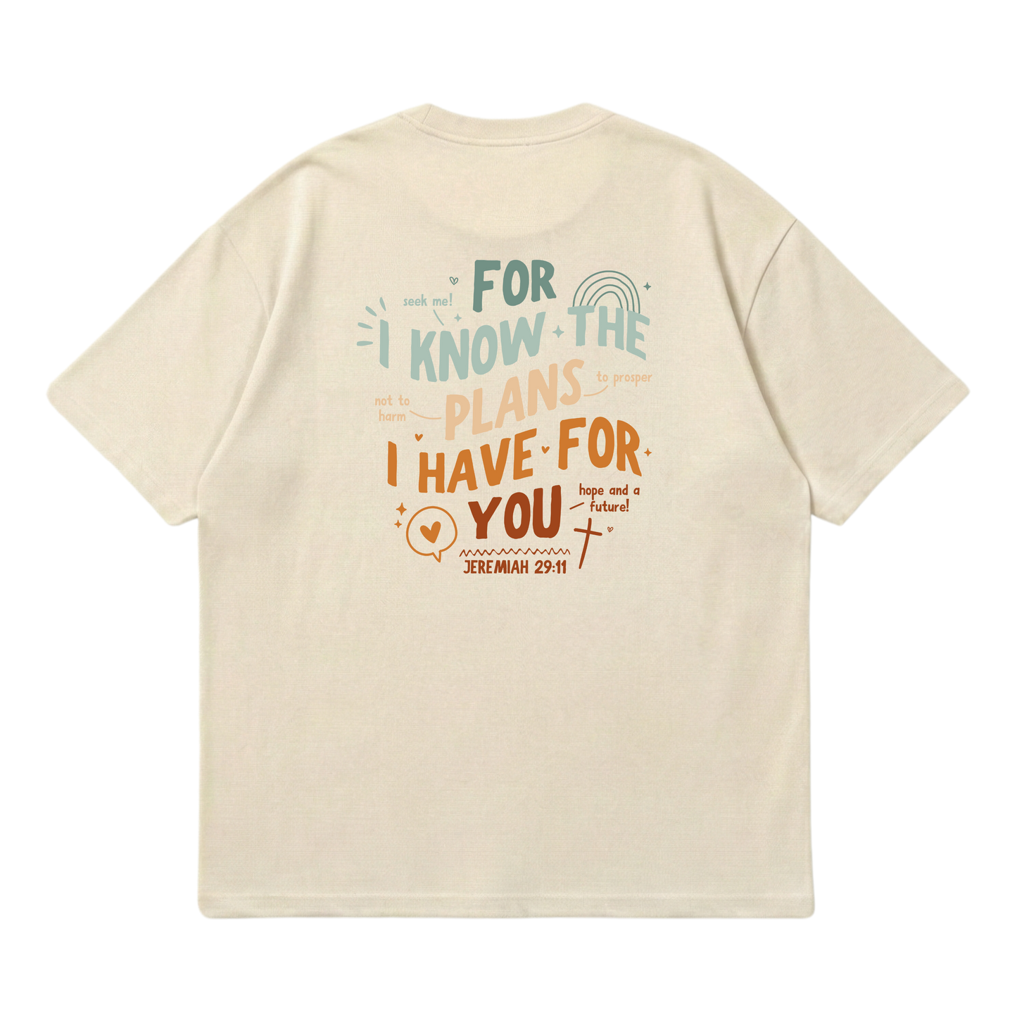 Jeremiah 29:11 – Premium Oversized T-Shirt
