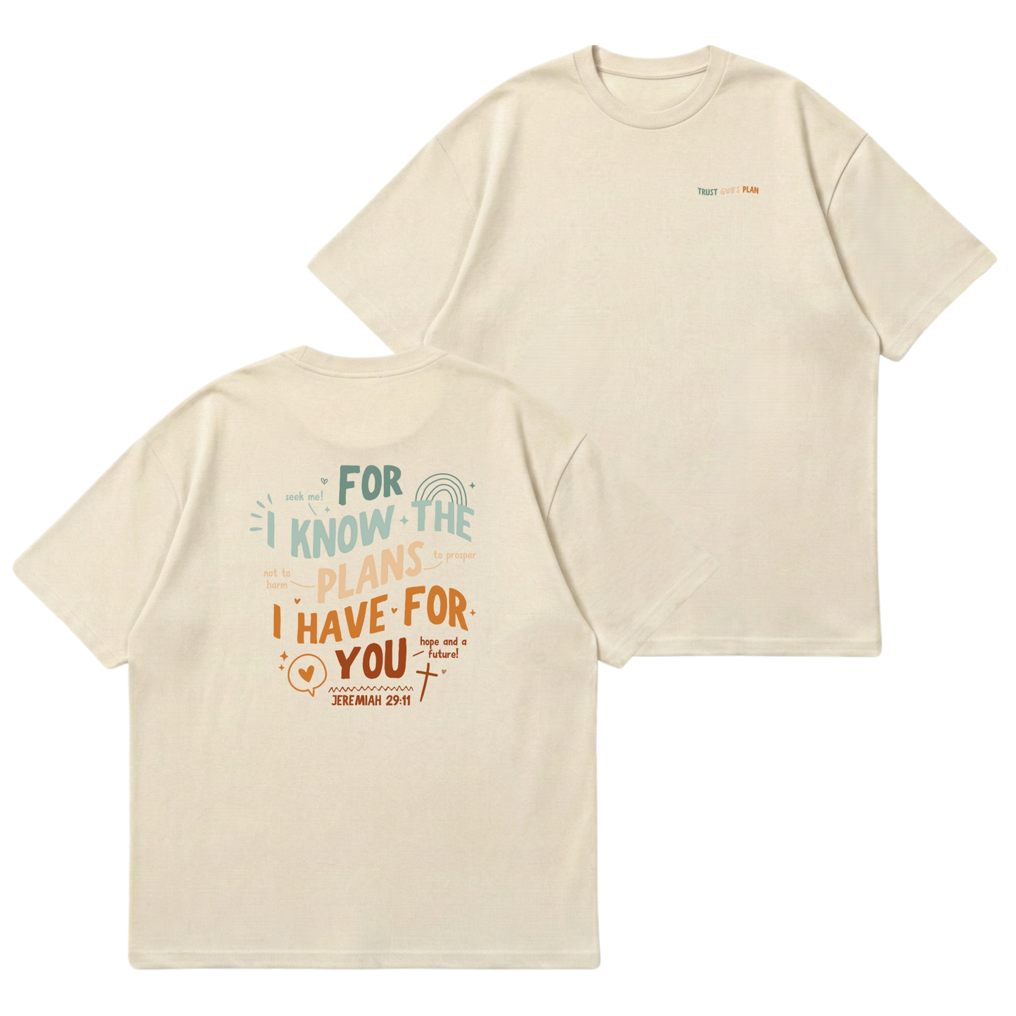 Jeremiah 29:11 – Premium Oversized T-Shirt