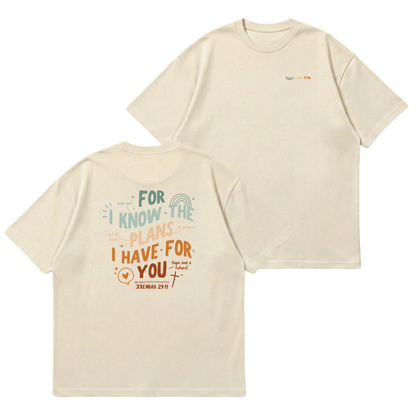 Jeremiah 29:11 – Premium Oversized T-Shirt
