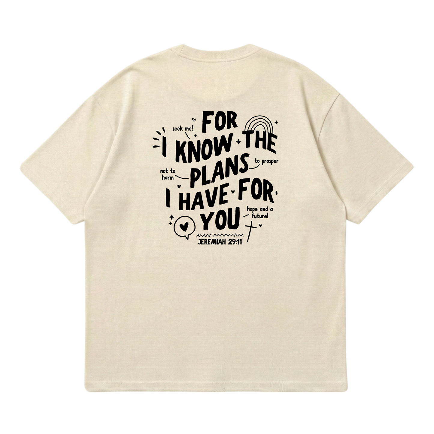 Jeremiah 29:11 – Premium Oversized T-Shirt