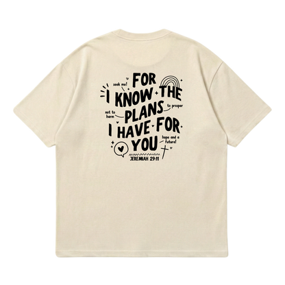 Jeremiah 29:11 – Premium Oversized T-Shirt