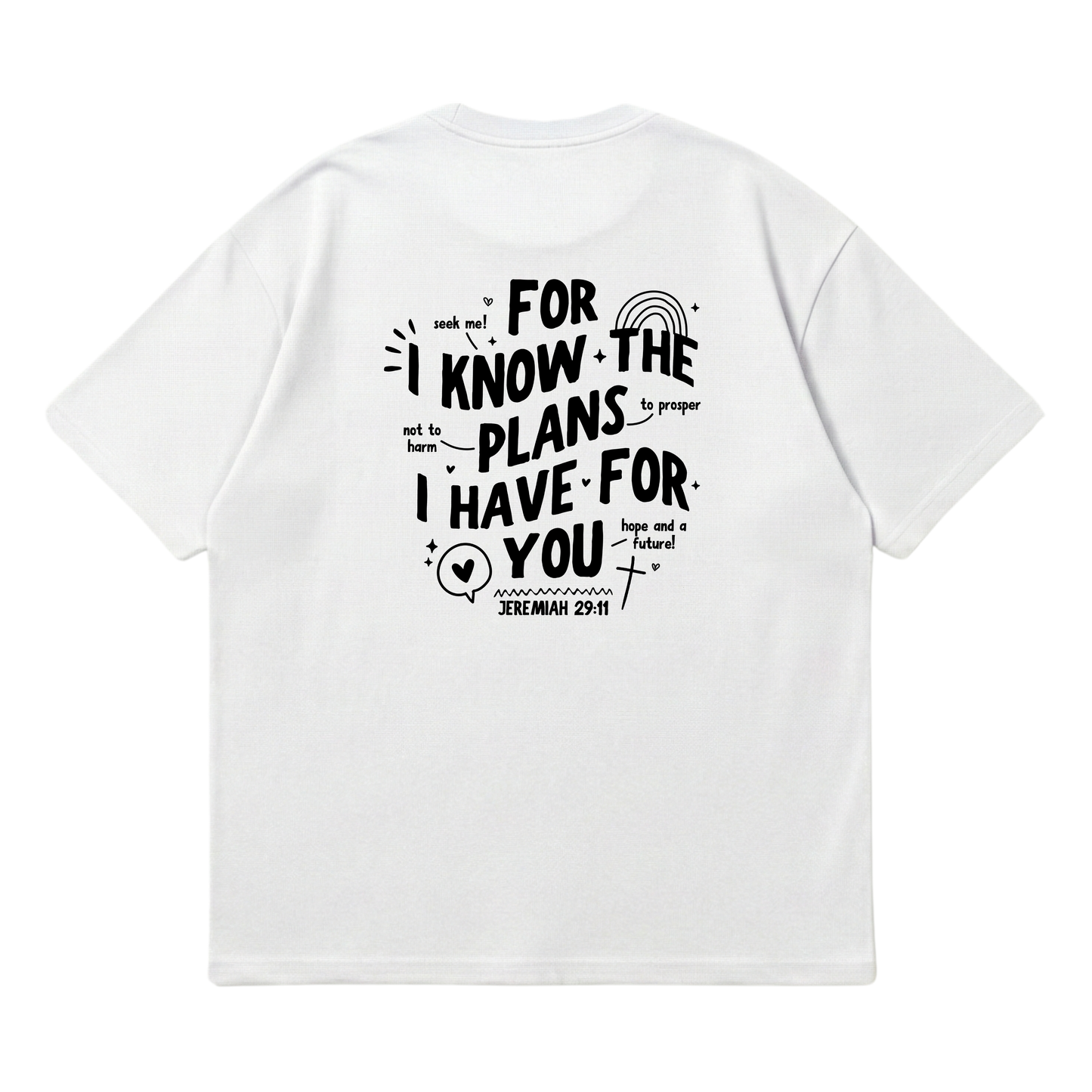 Jeremiah 29:11 – Premium Oversized T-Shirt