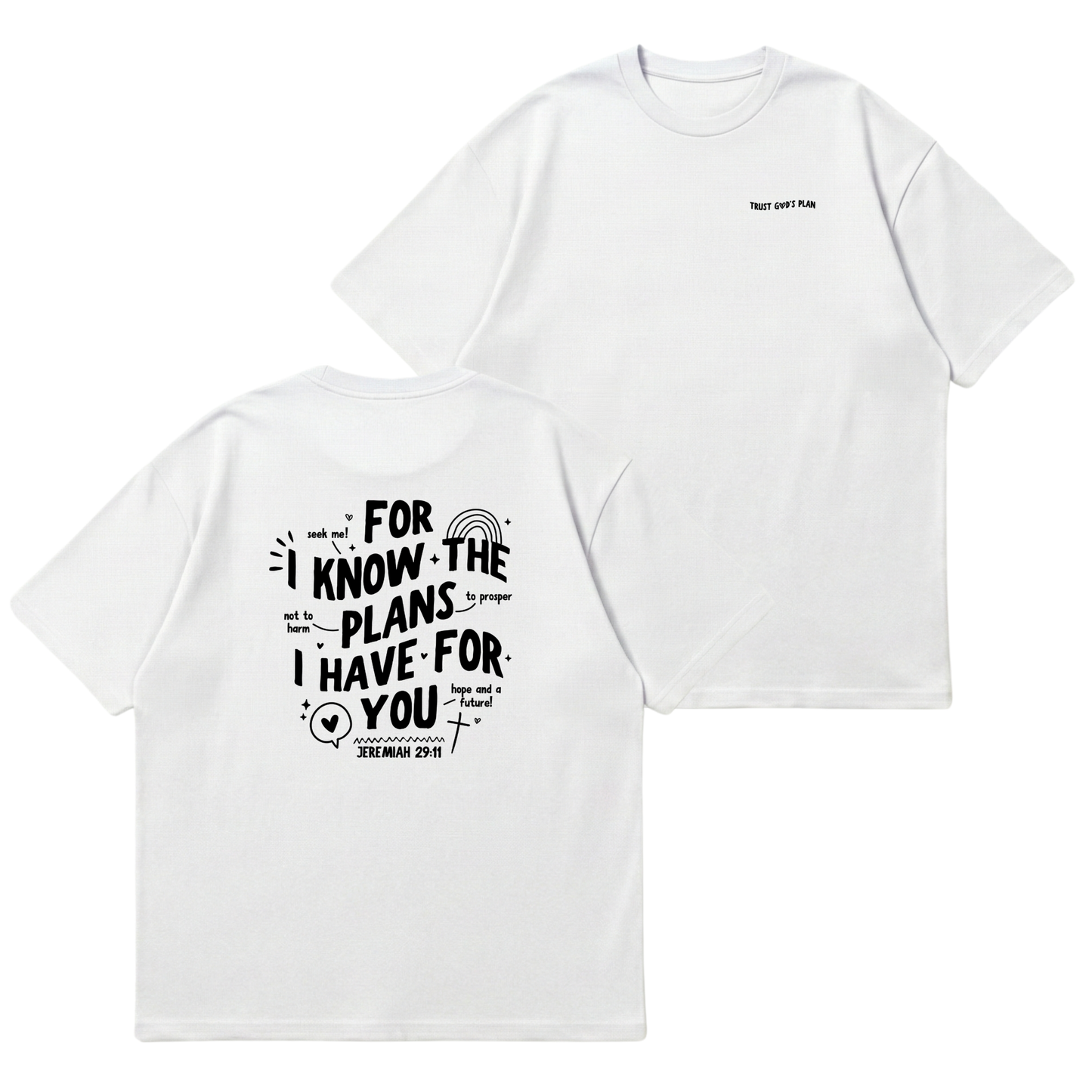 Jeremiah 29:11 – Premium Oversized T-Shirt