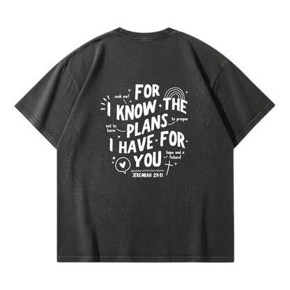 Jeremiah 29:11 – Vintage Washed T-Shirt