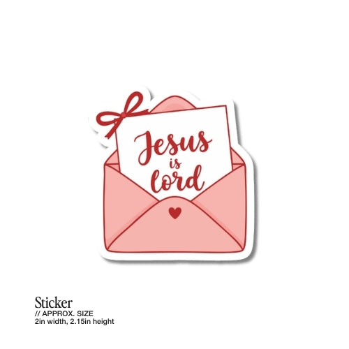 Jesus Is Lord – Waterproof Sticker