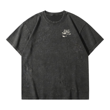 Jesus and Coffee Club – Vintage Washed T-Shirt