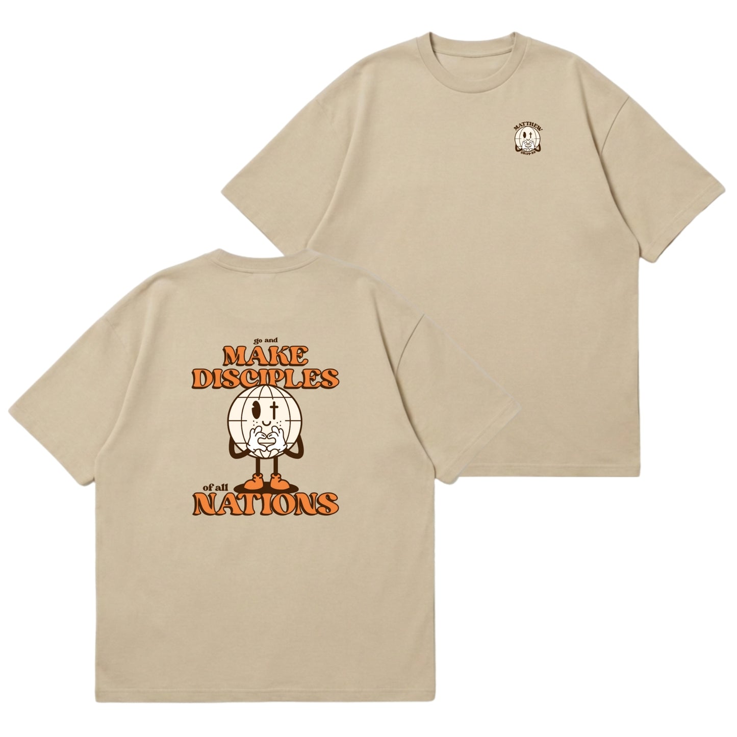 Go & Make Disciples – Premium Oversized T-Shirt