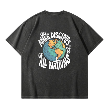 Go & Make Disciples – Vintage Washed T-Shirt