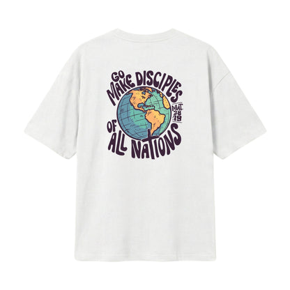 Go & Make Disciples – Lightweight Oversized T-Shirt