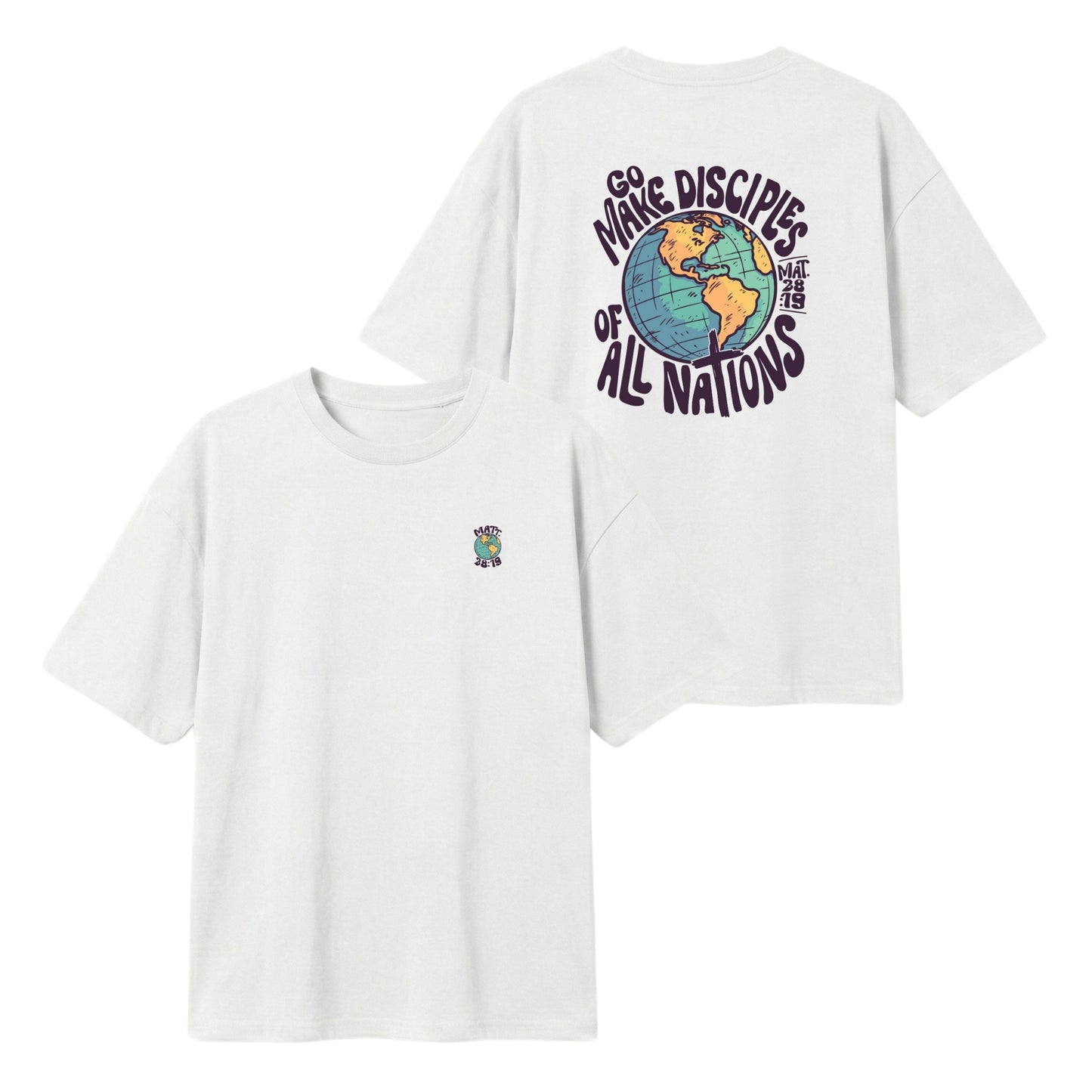 Go & Make Disciples – Lightweight Oversized T-Shirt