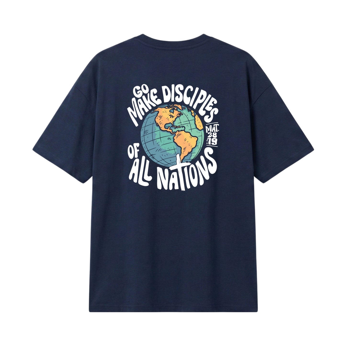 Go & Make Disciples – Lightweight Oversized T-Shirt