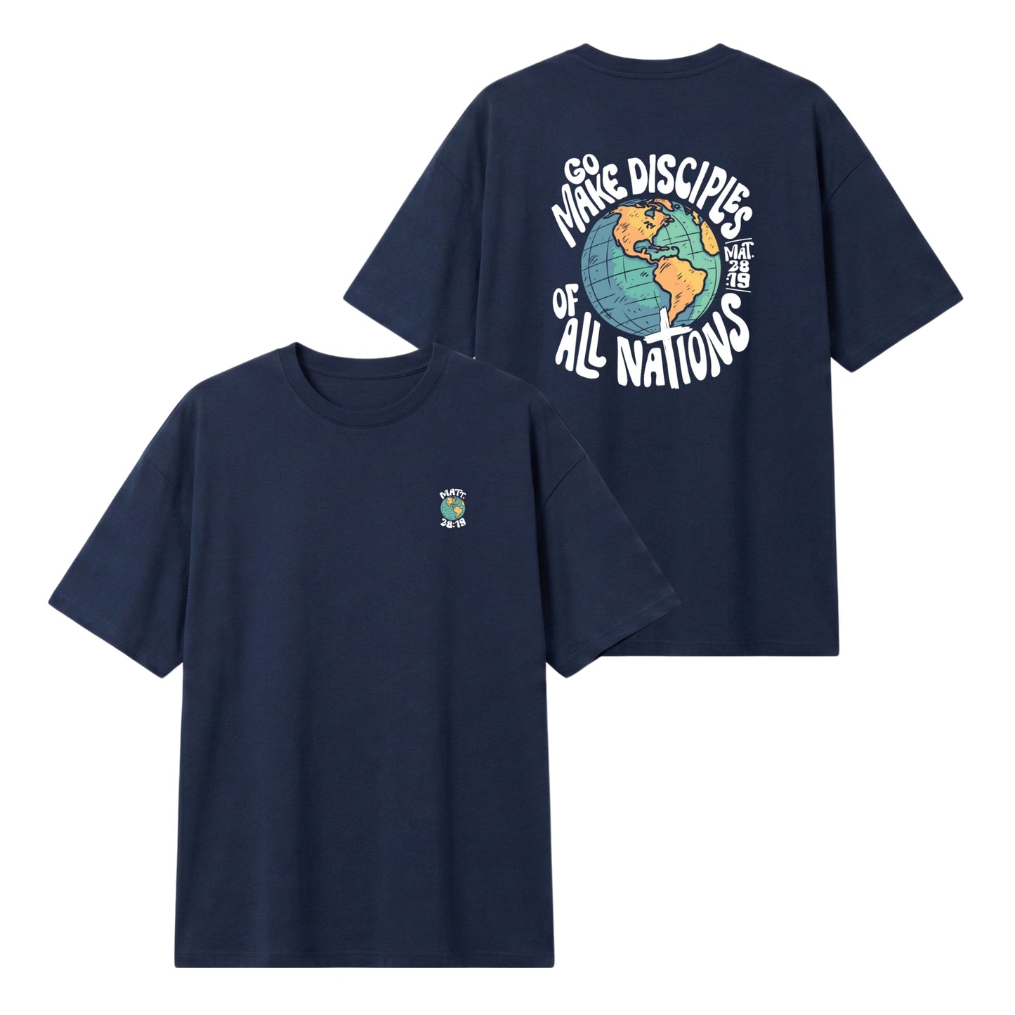 Go & Make Disciples – Lightweight Oversized T-Shirt