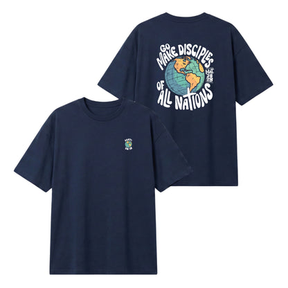 Go & Make Disciples – Lightweight Oversized T-Shirt