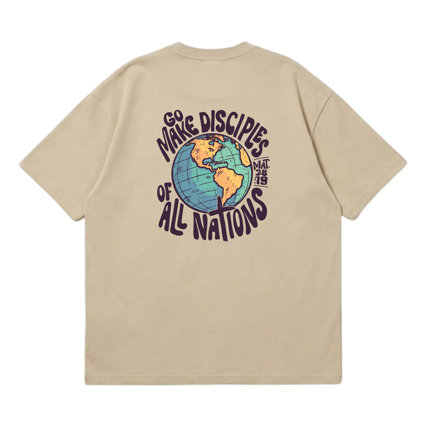 Go & Make Disciples – Premium Oversized T-Shirt